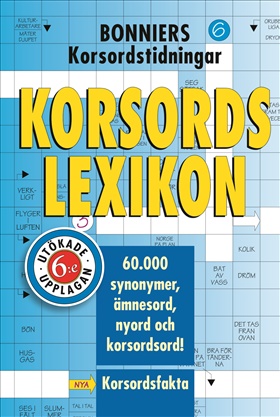 Korsordslexikon, 6:e upplagan