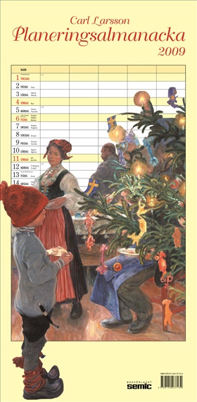 Carl Larsson Planeringsalmanacka 2009