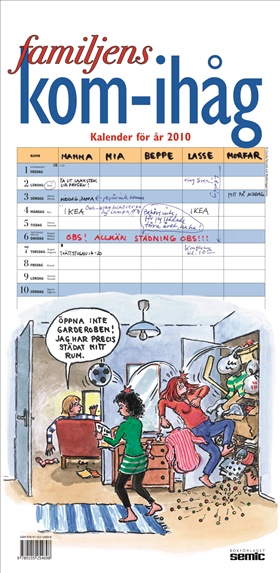 Familjens kom-ihåg kalender 2010