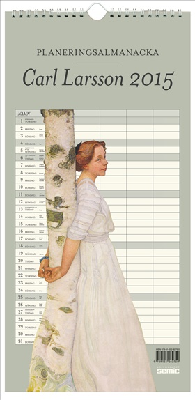 Carl Larsson planeringsalmanacka 2015