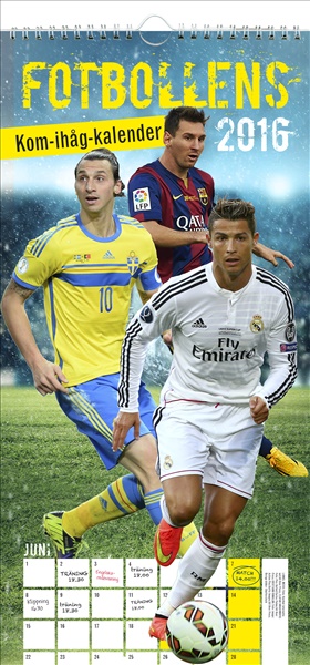 Fotbollens kom-ihåg-kalender 2016