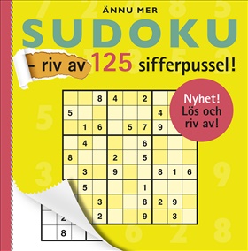 Ännu mer sudoku – riv av 125 sifferpussel!