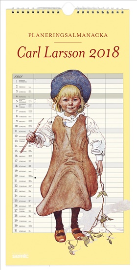 Carl Larsson planeringsalmanacka 2018
