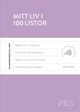 Mitt liv i 100 listor: en fyll-i-bok