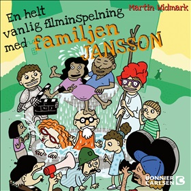 En helt vanlig filminspelning med familjen Jansson