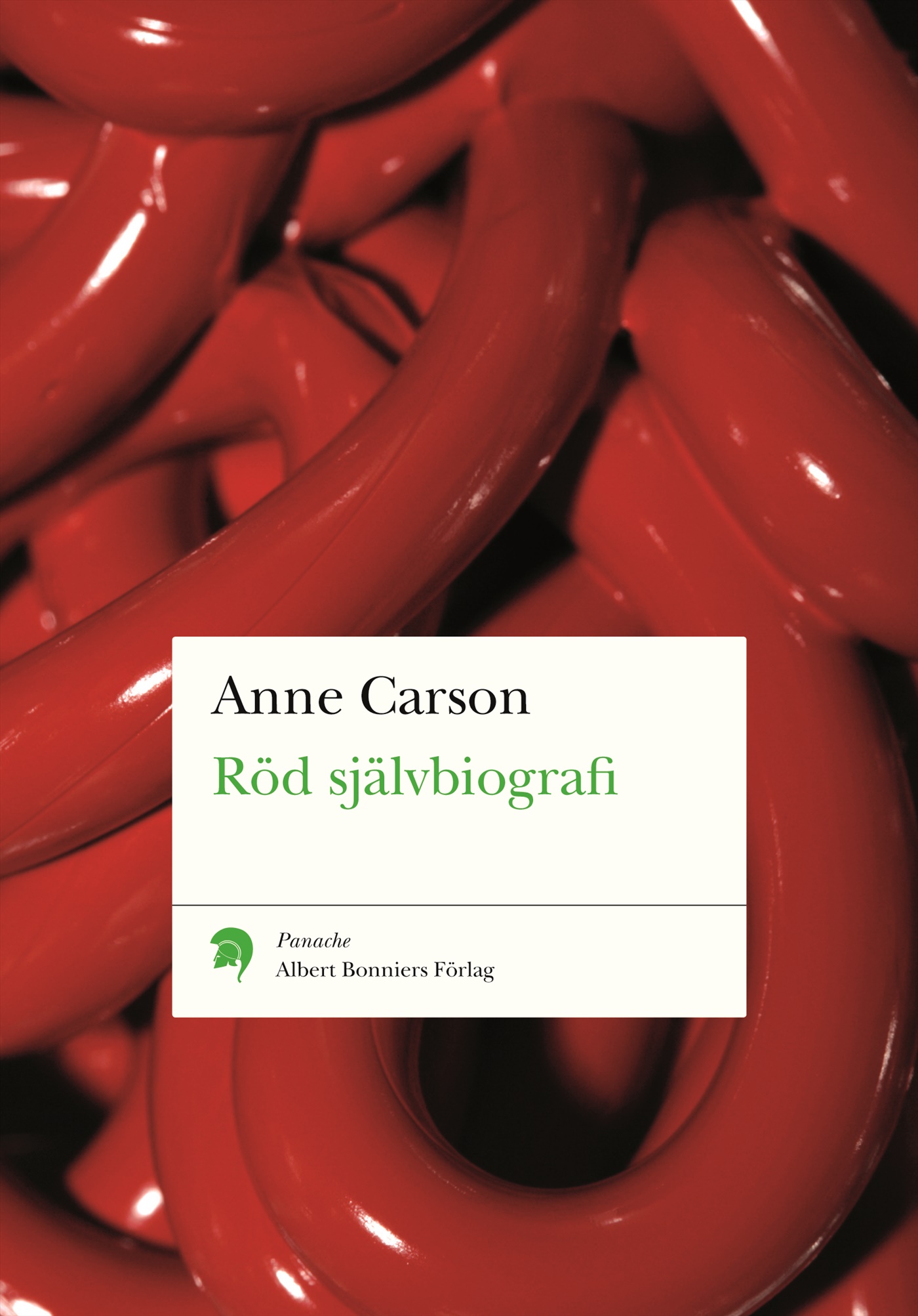 Omslag: Röd självbiografi : en versroman