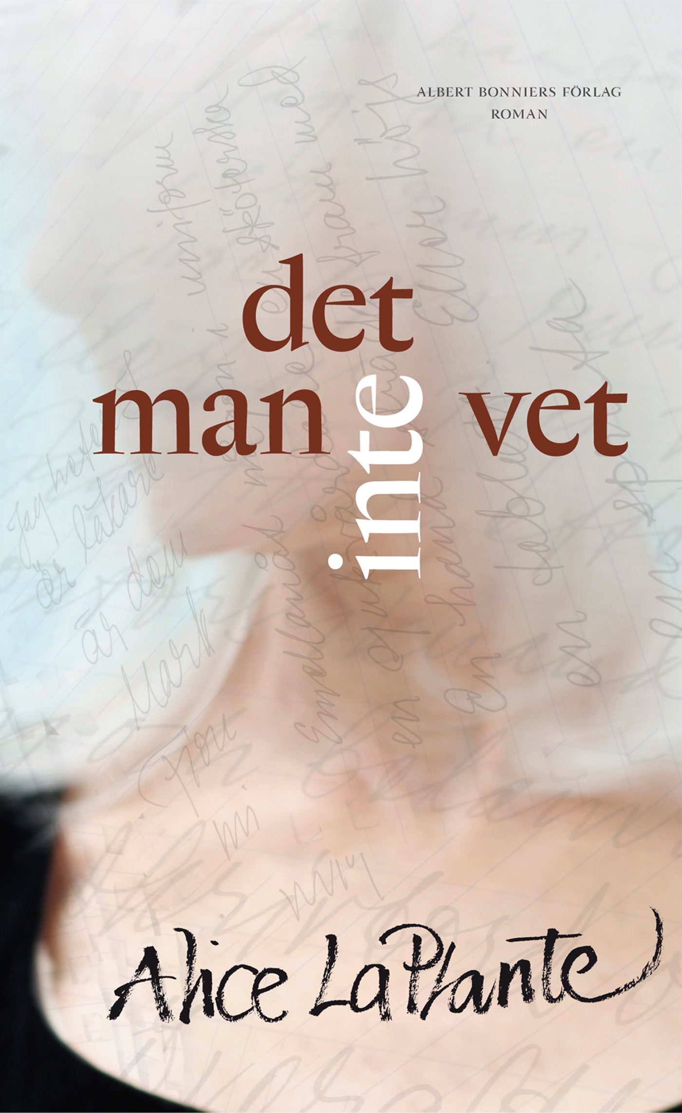 Omslag: Det man inte vet