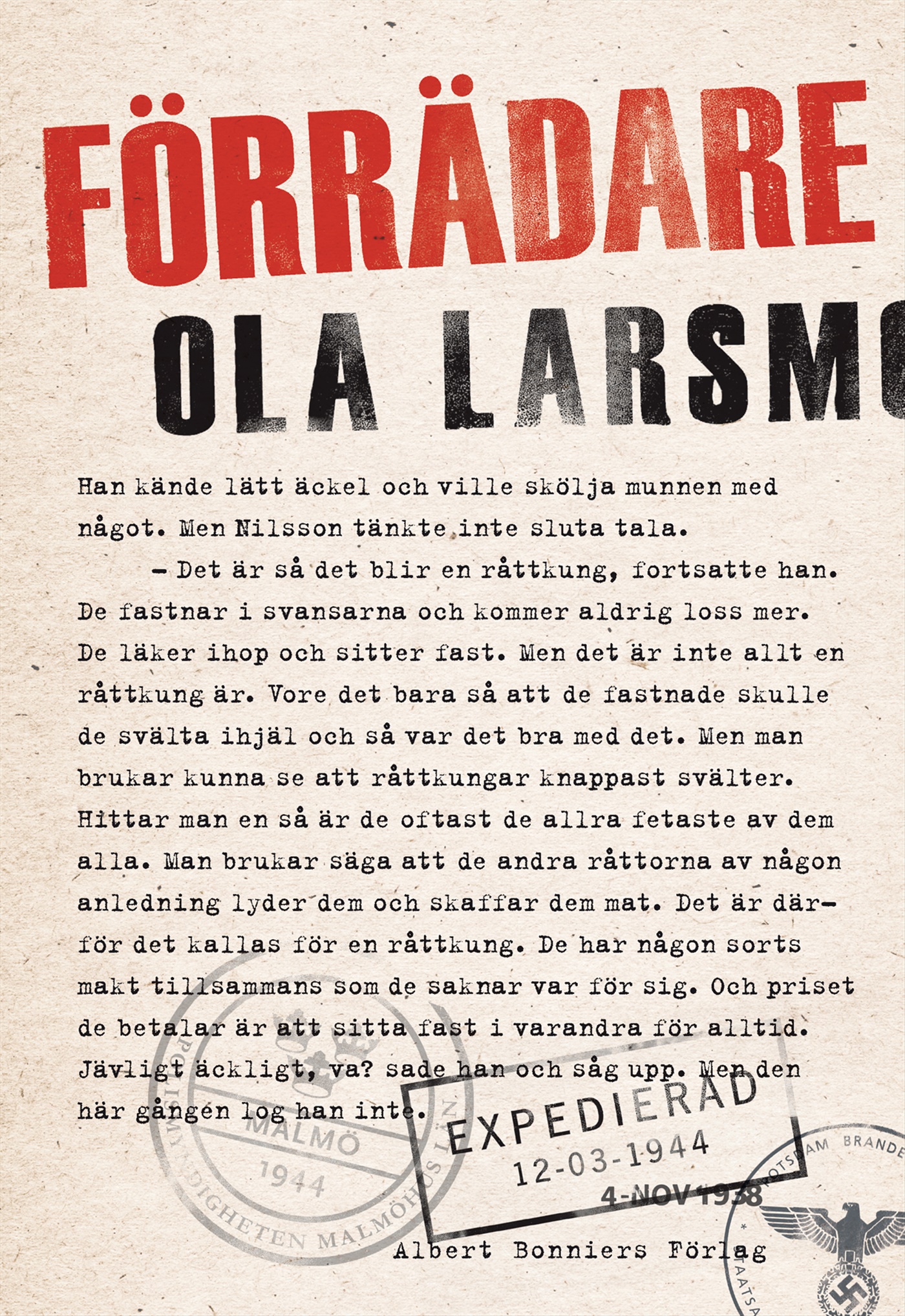 Omslag: Förrädare