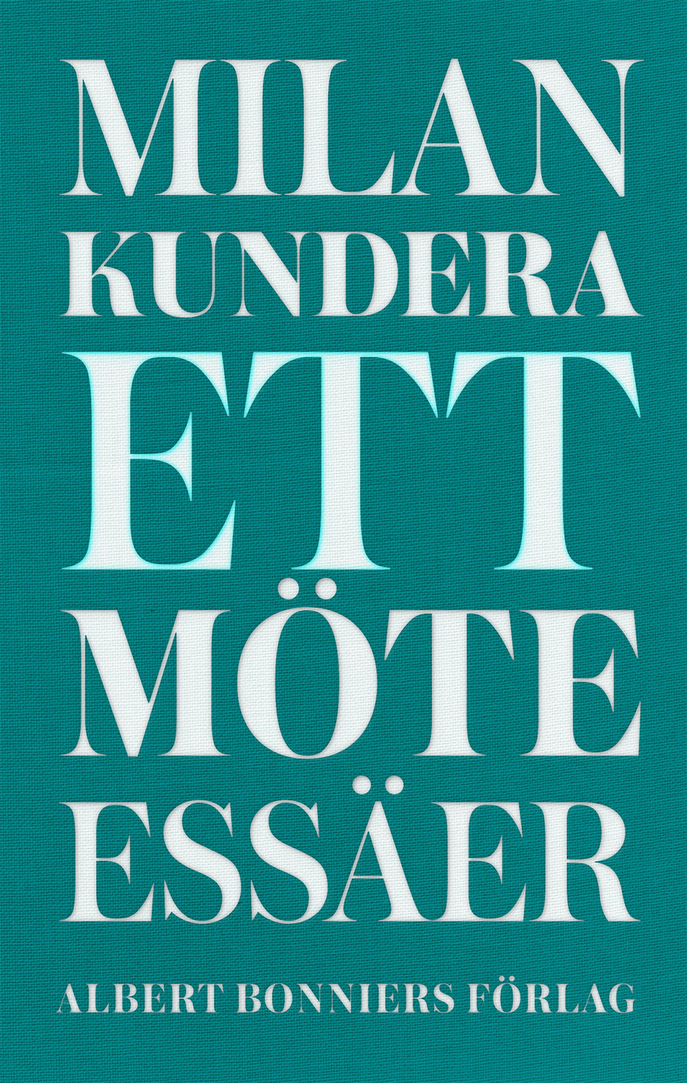 Omslag: Ett möte : essäer