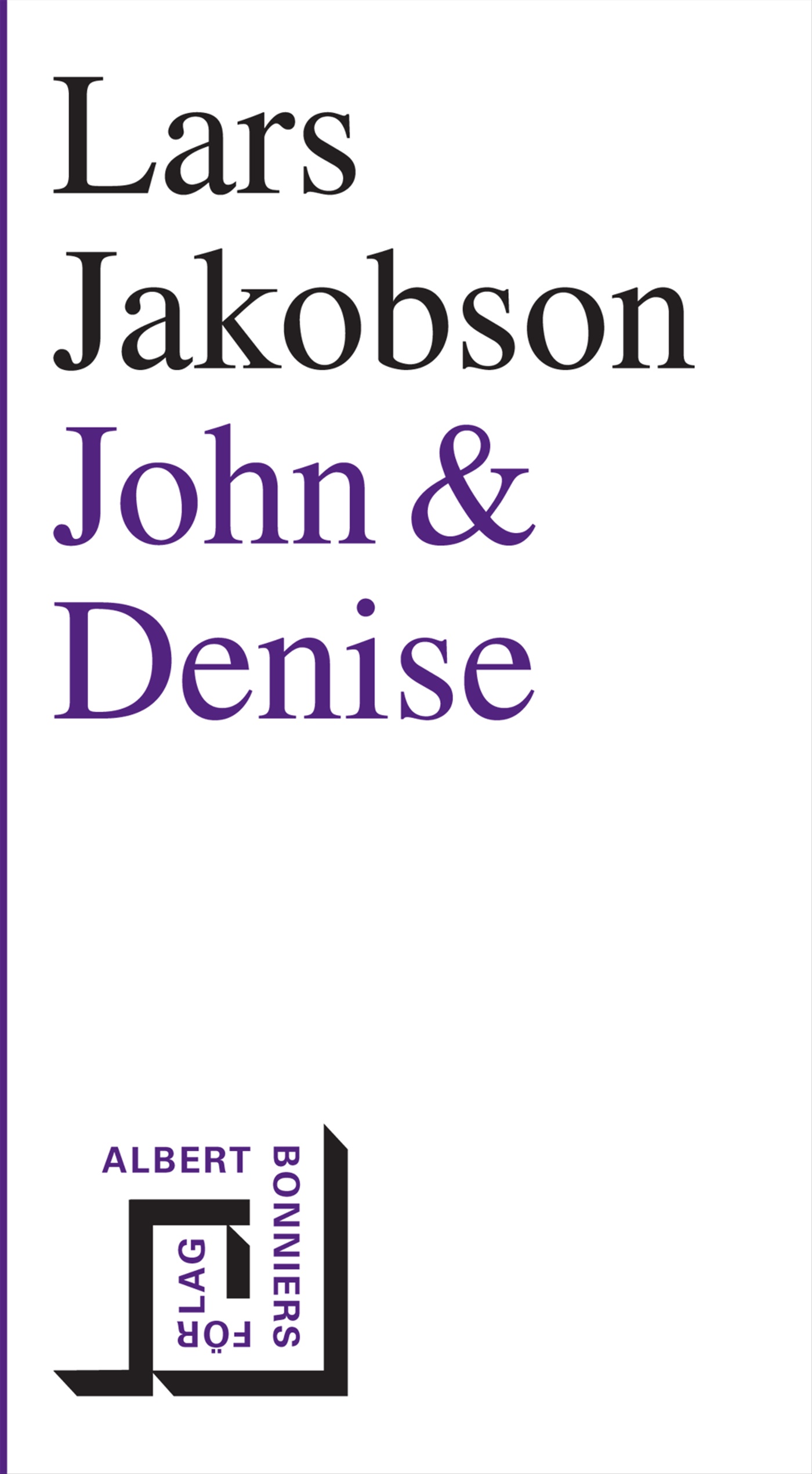 Omslag: John & Denise