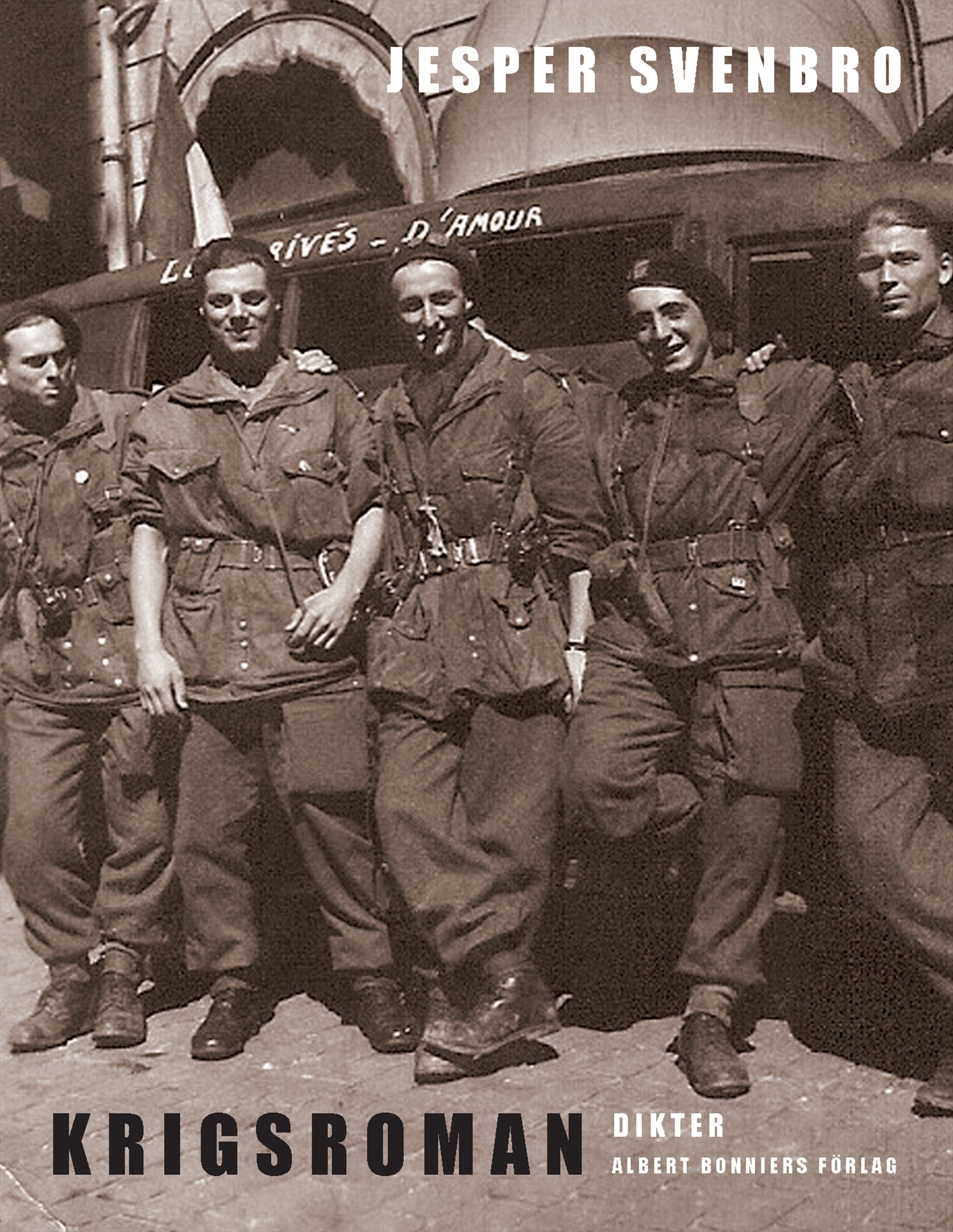 Omslag: Krigsroman : dikter