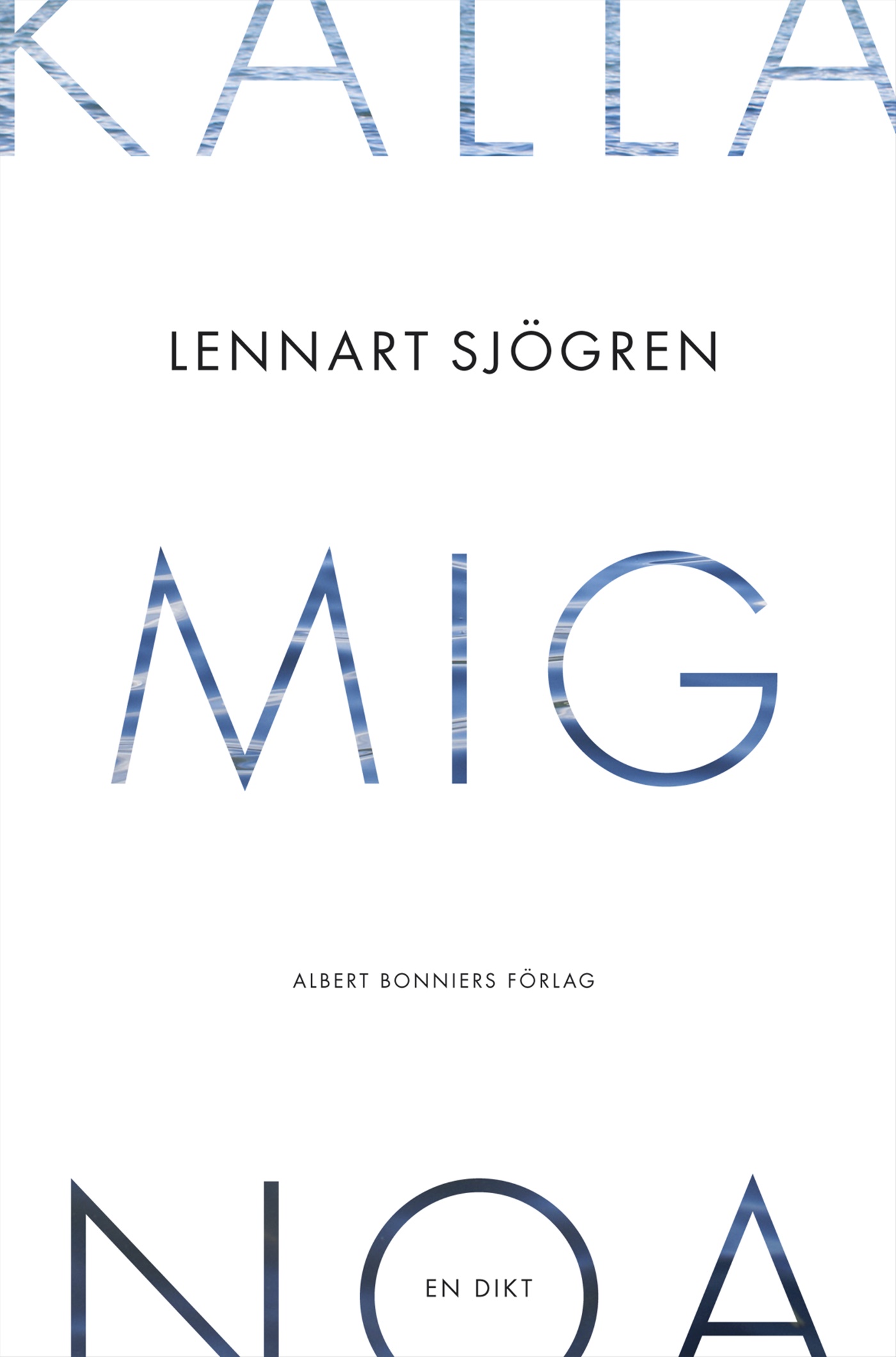 Omslag: Kalla mig Noa : en dikt