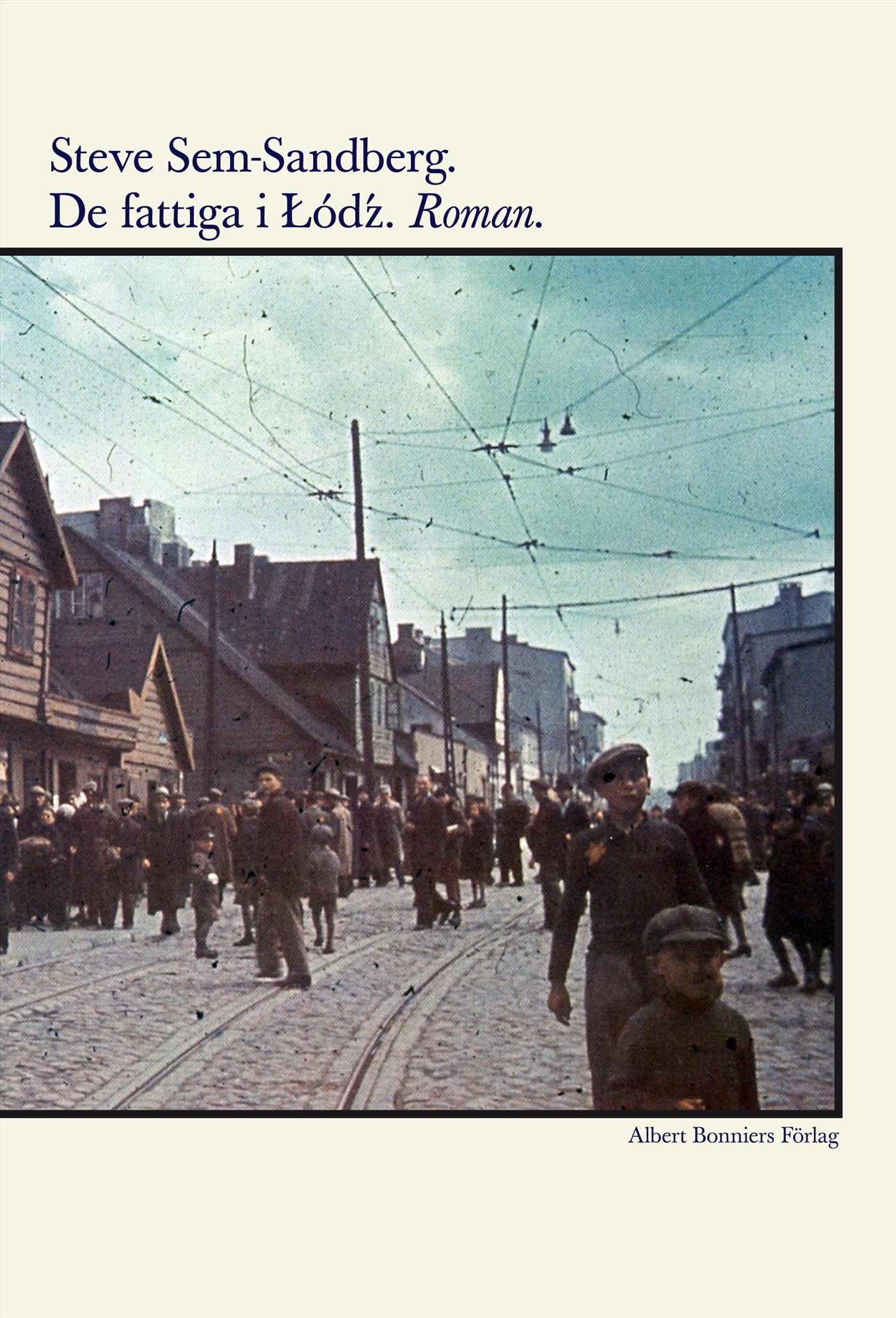 Omslag: De fattiga i Lodz