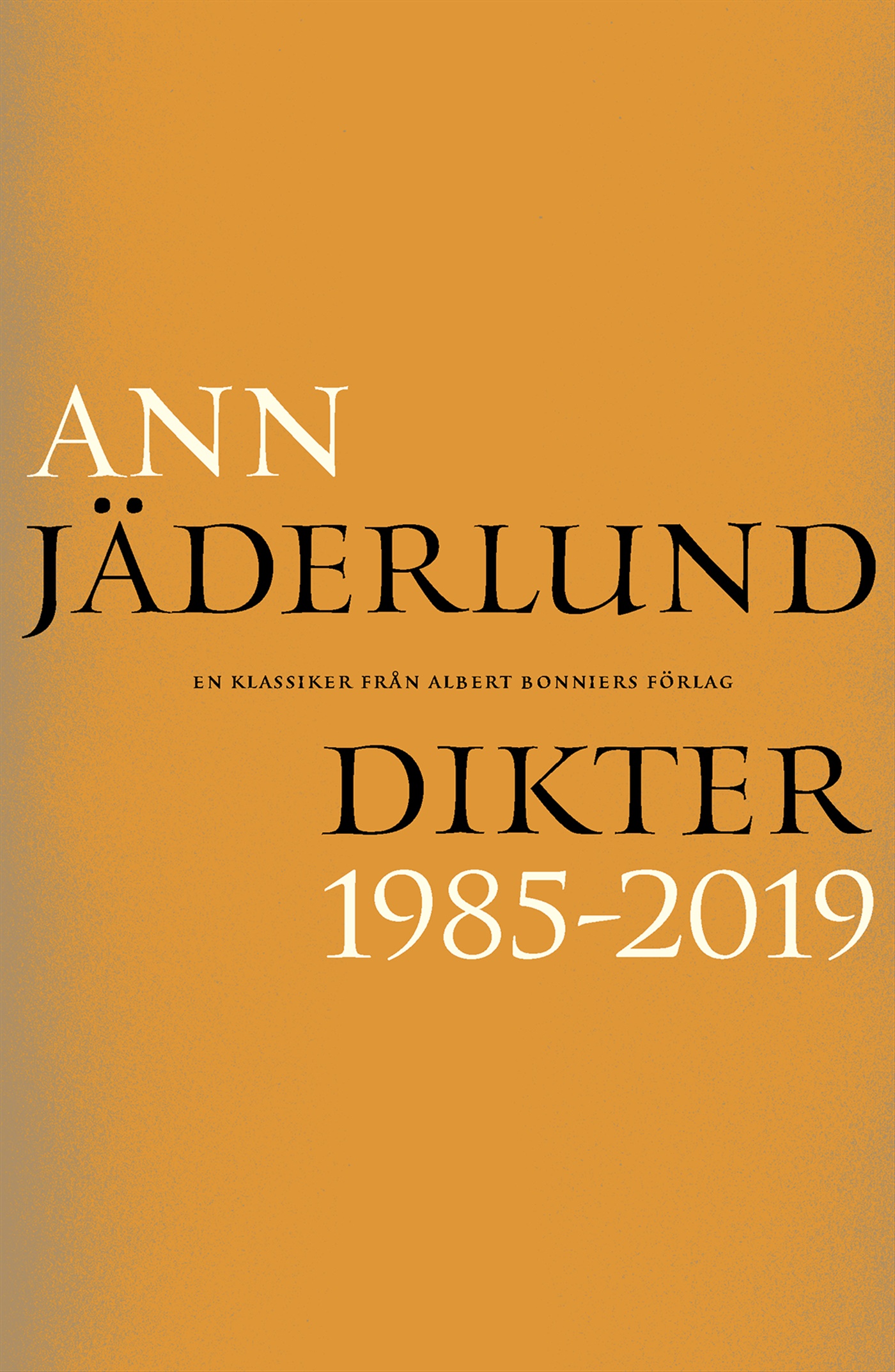 Omslag: Dikter 1985–2019