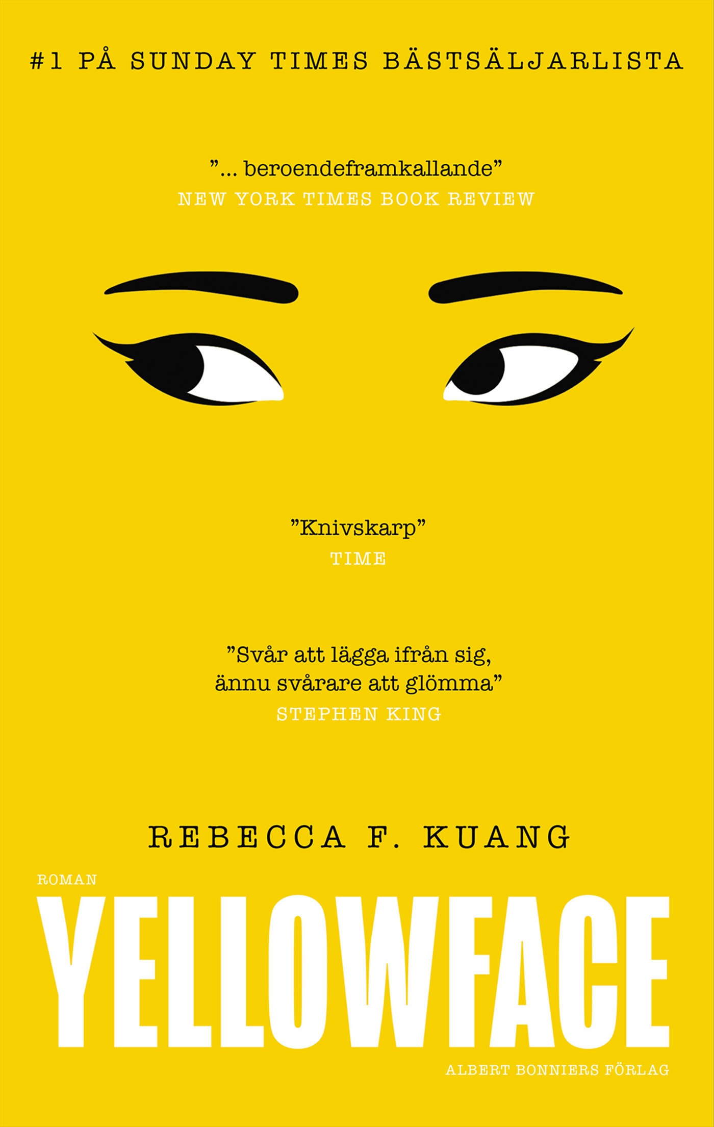 Omslag: Yellowface (svensk utgåva)