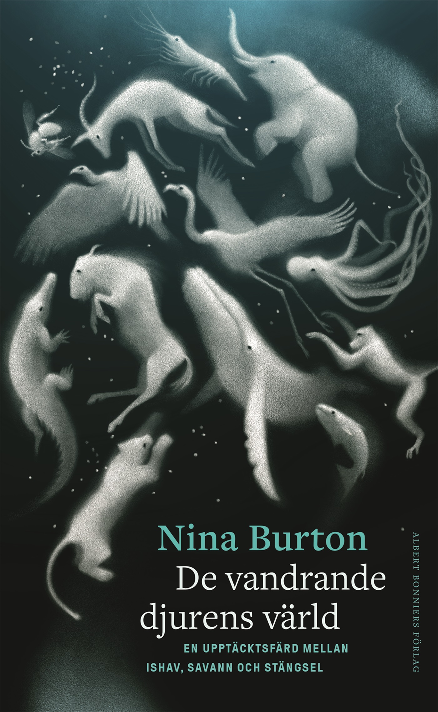 Omslag: De vandrande djurens värld : en upptäcktsfärd mellan ishav, savann och stängsel