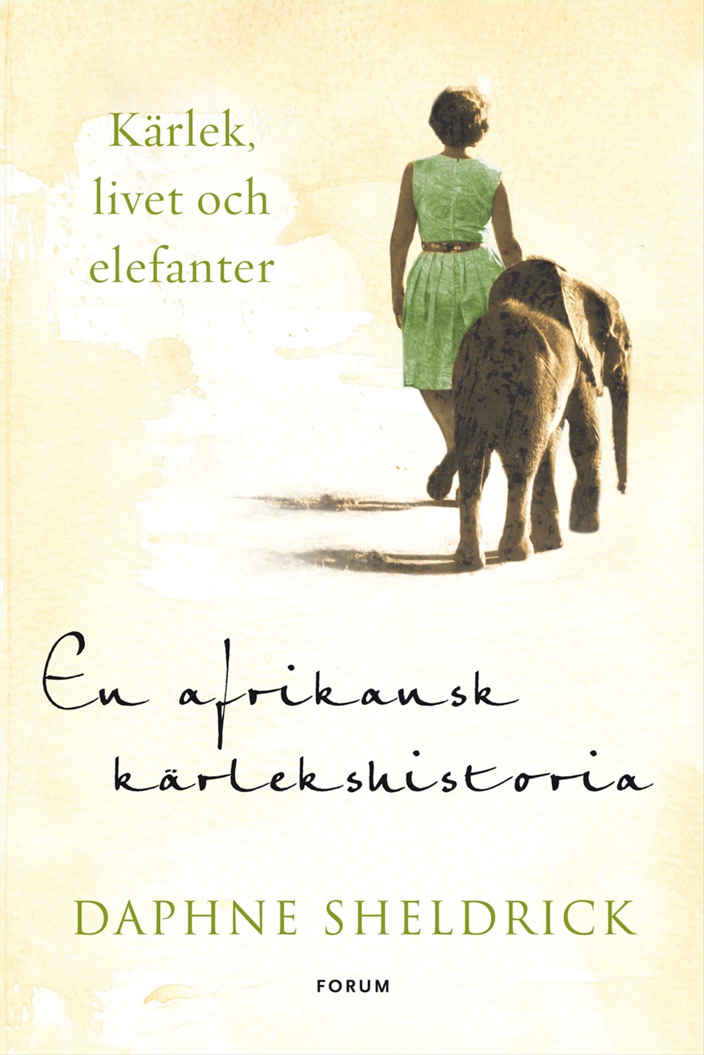 Omslag: En afrikansk kärlekshistoria : kärlek, livet och elefanter