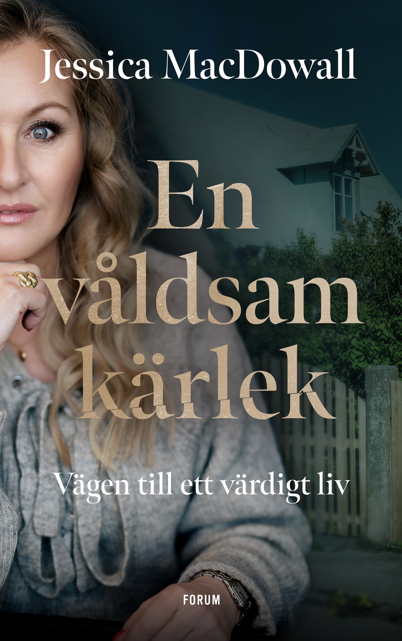 Omslag: En våldsam kärlek : vägen till ett värdigt liv