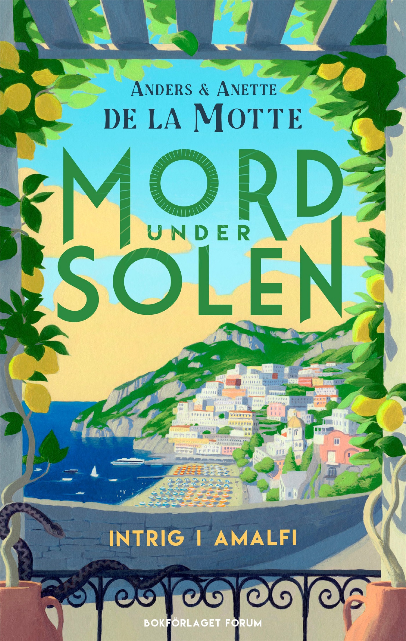Omslag: Intrig i Amalfi