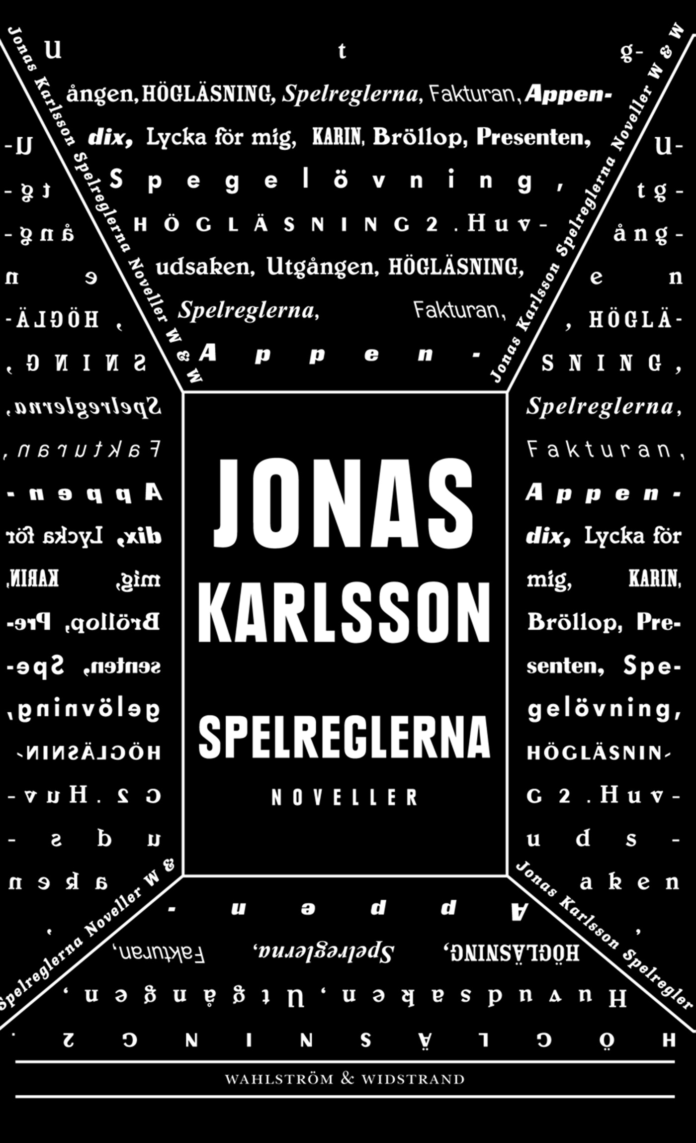 Omslag: Spelreglerna : noveller