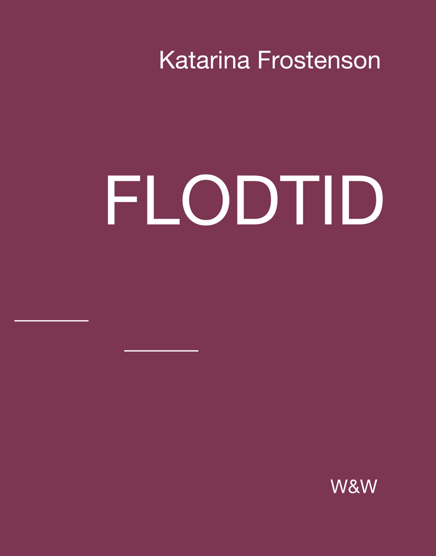 Omslag: Flodtid