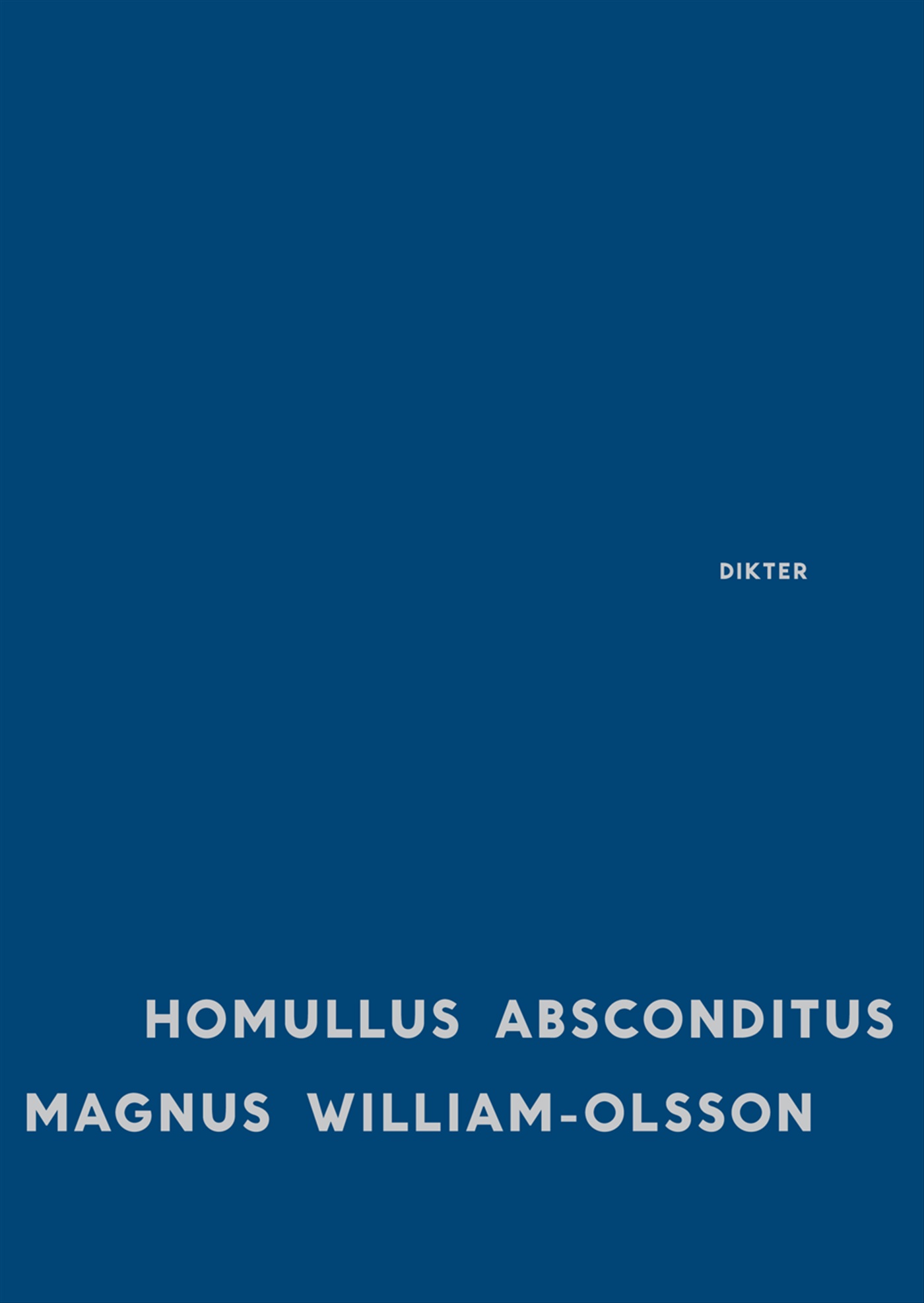 Omslag: Homullus absconditus