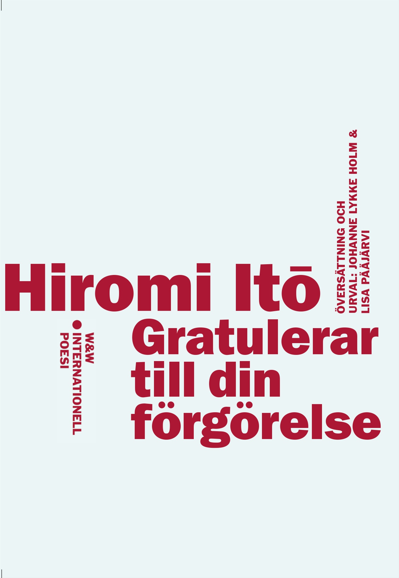 Omslag: Gratulerar till din förgörelse