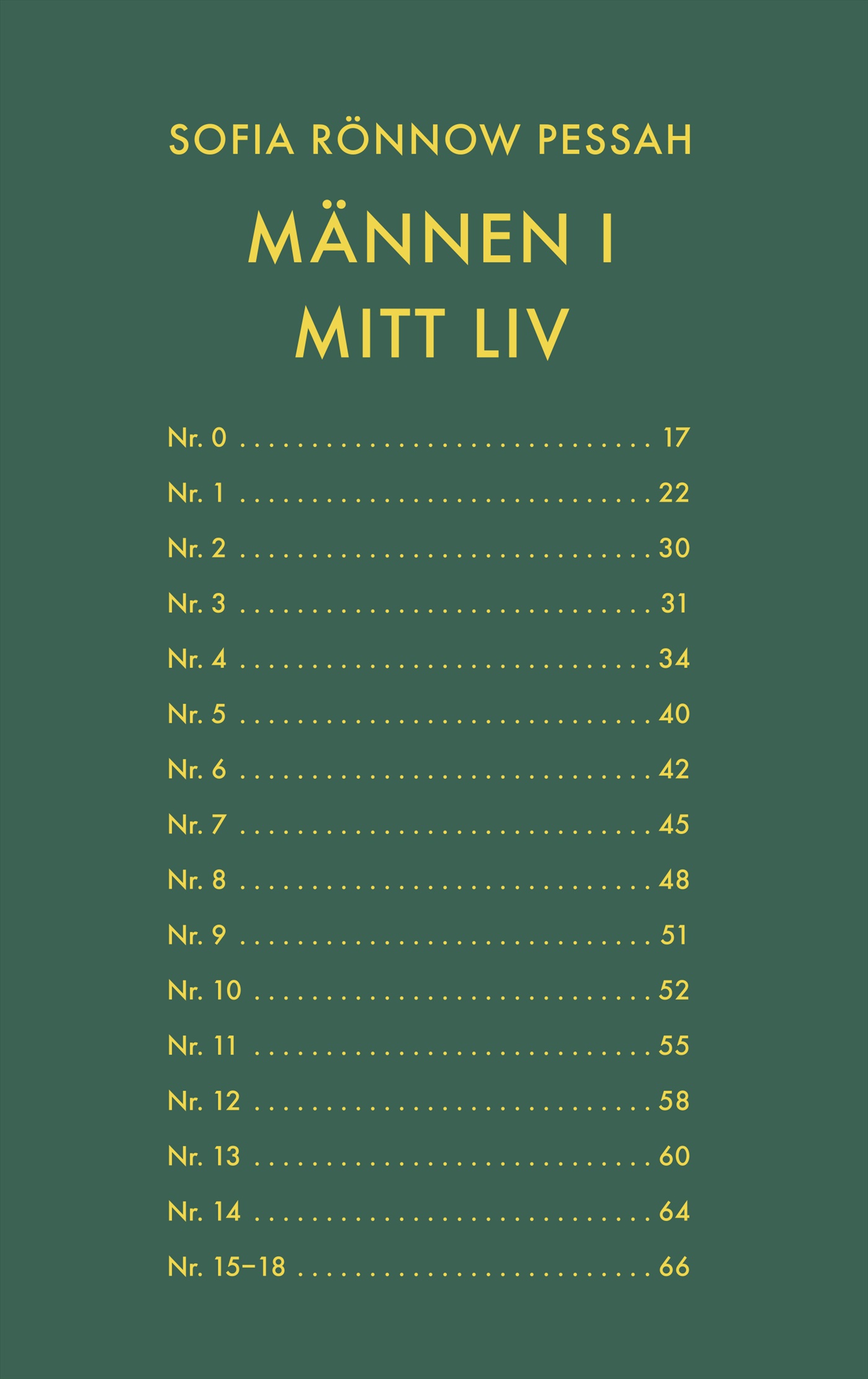 Omslag: Männen i mitt liv