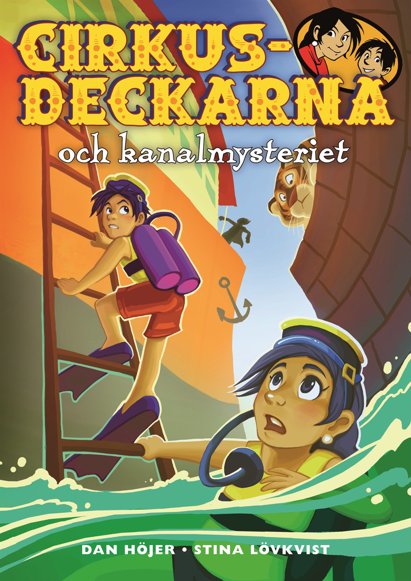 Omslag: Cirkusdeckarna och kanalmysteriet