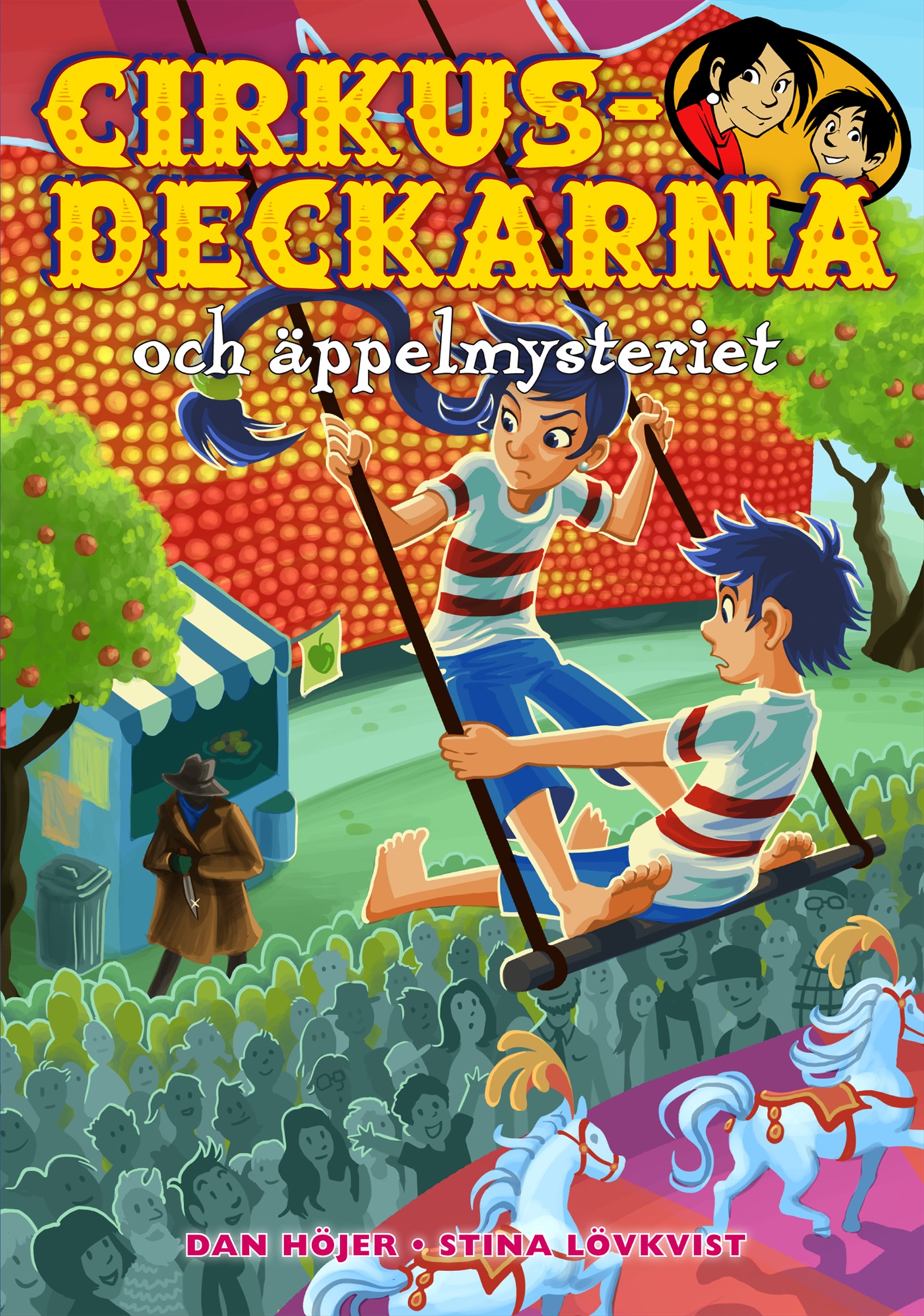 Omslag: Cirkusdeckarna och äppelmysteriet