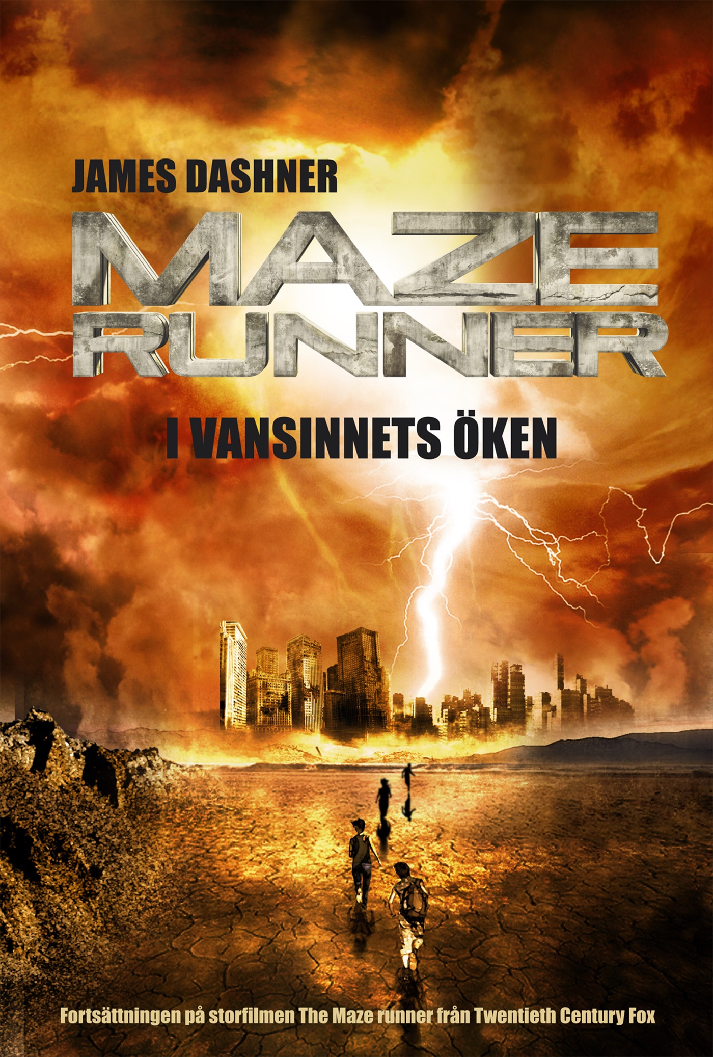 Omslag: Maze runner. I vansinnets öken