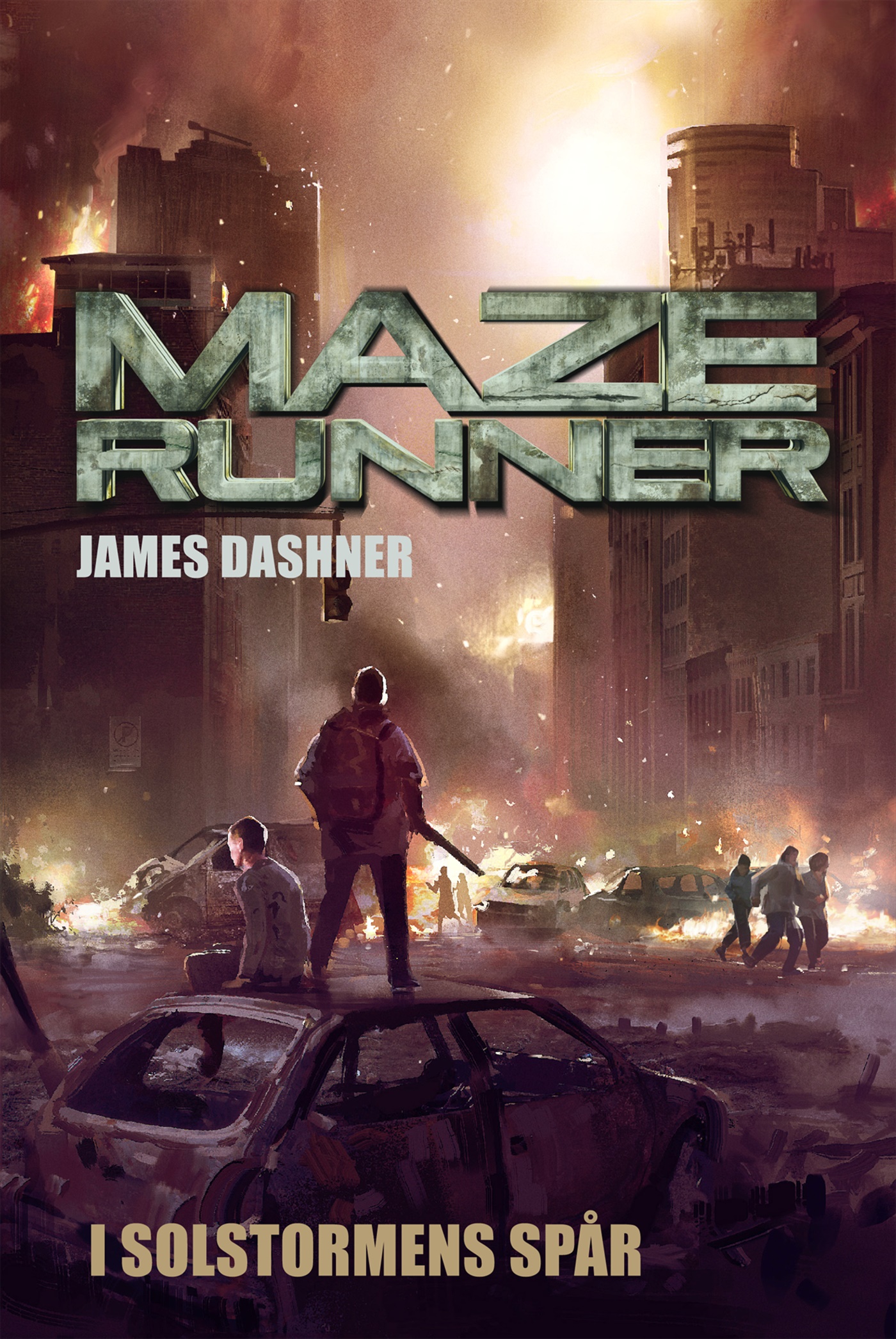 Omslag: Maze runner. I solstormens spår