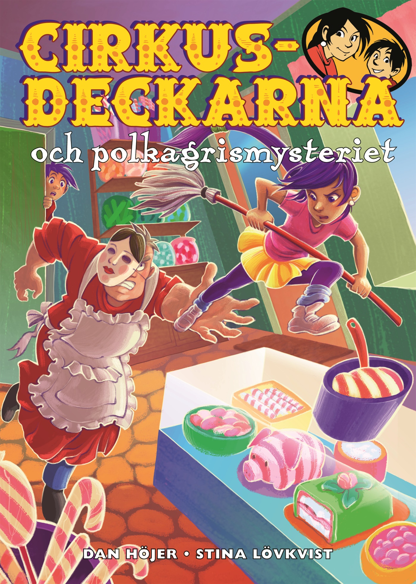Omslag: Cirkusdeckarna och polkagrismysteriet
