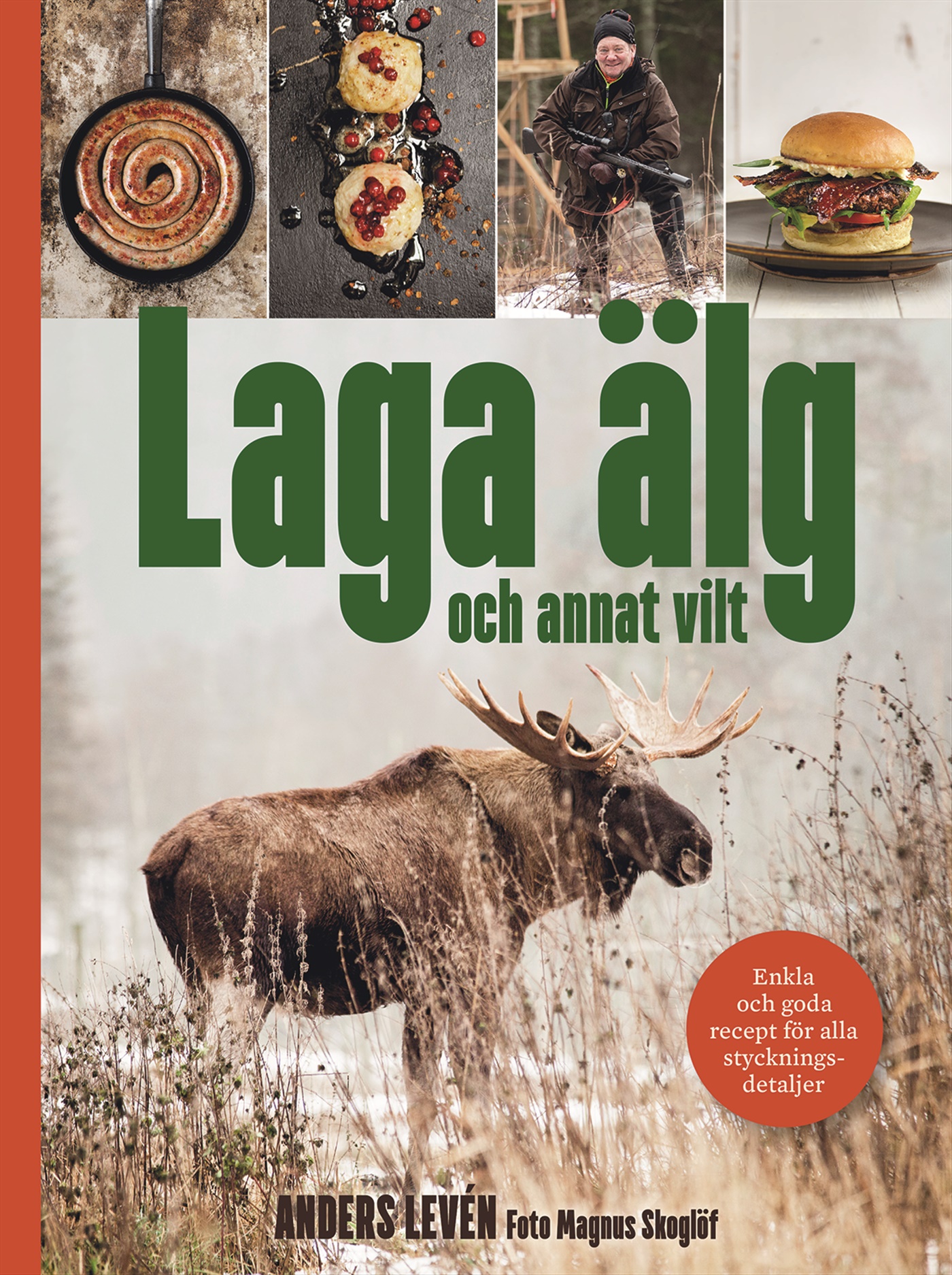 Omslag: Laga älg och annat vilt