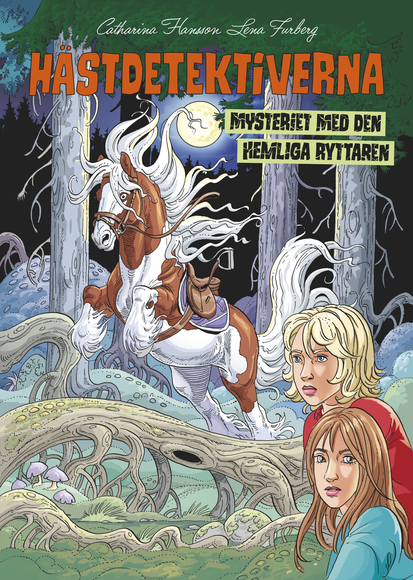 Omslag: Mysteriet med den hemliga ryttaren