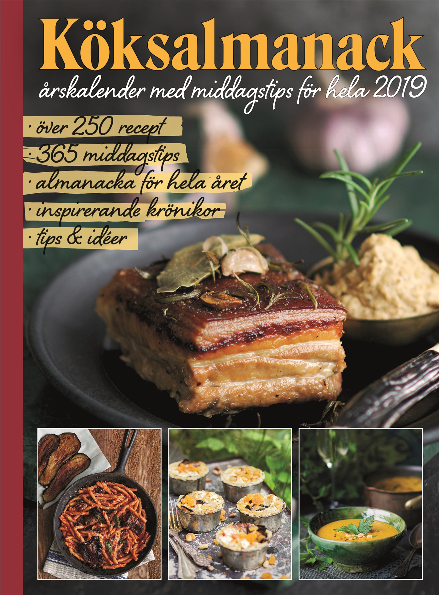 Omslag: Köksalmanack 2019