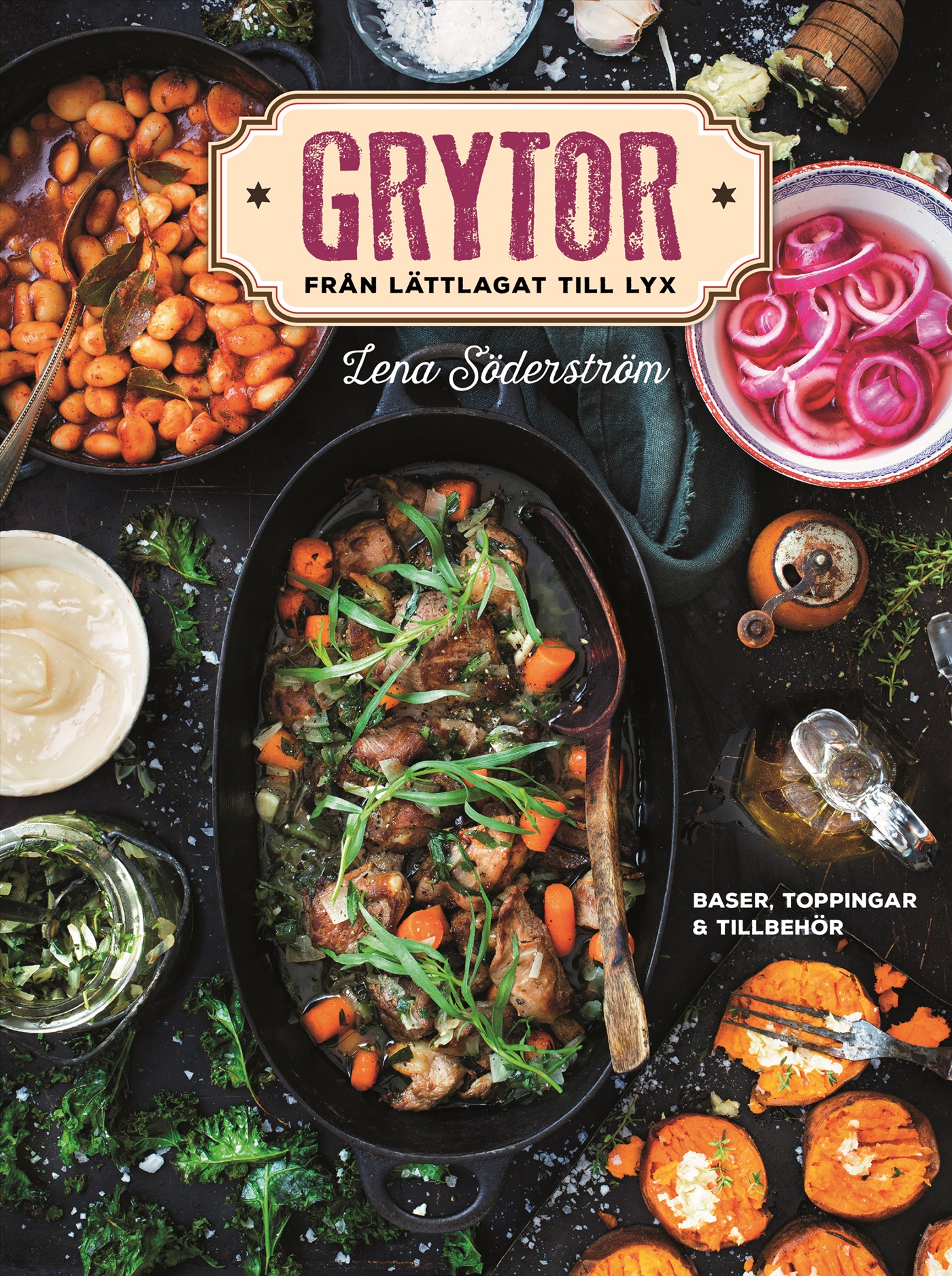 Omslag: Grytor : från lättlagat till lyx