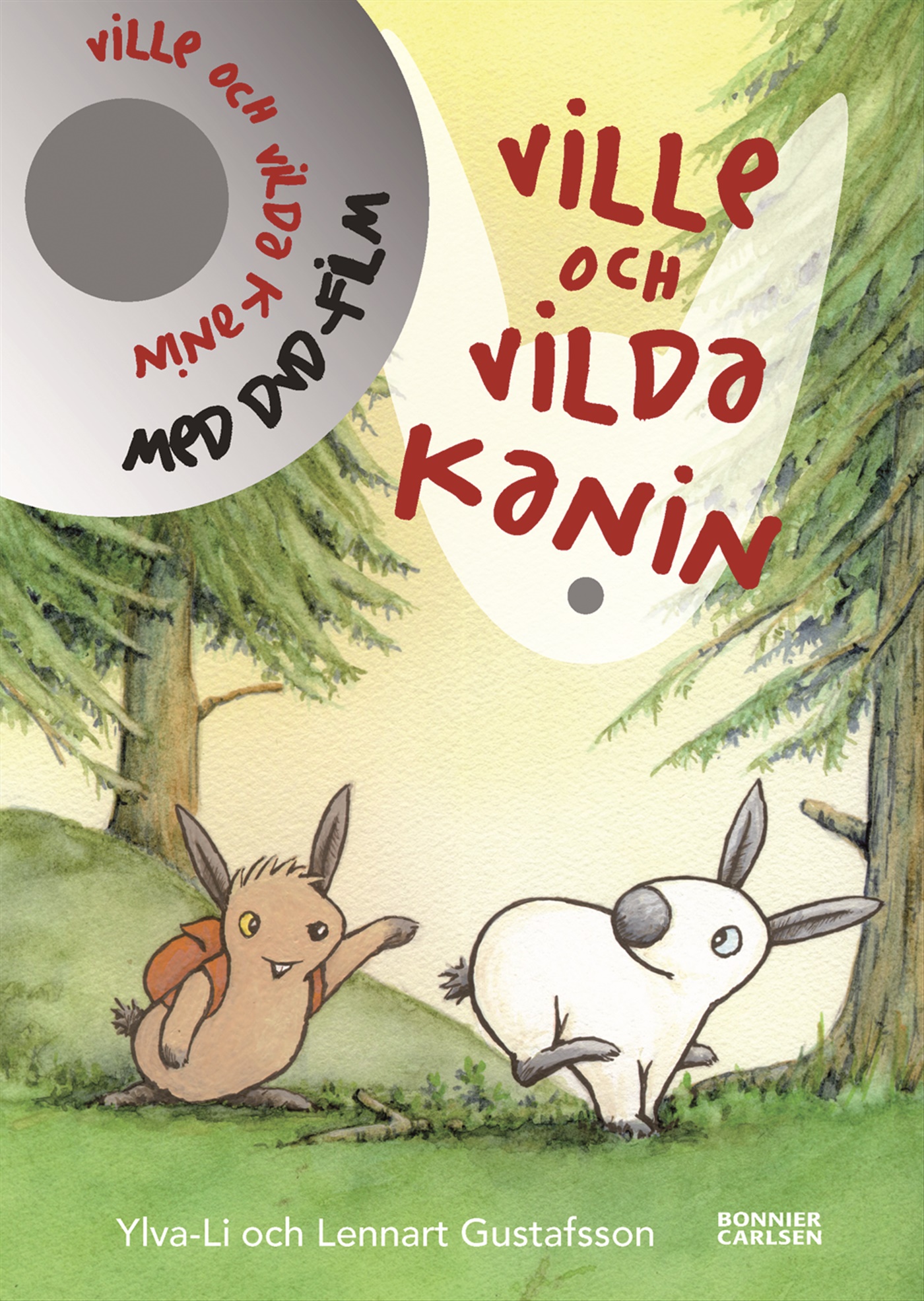 Omslag: Ville och Vilda Kanin (bok + dvd)