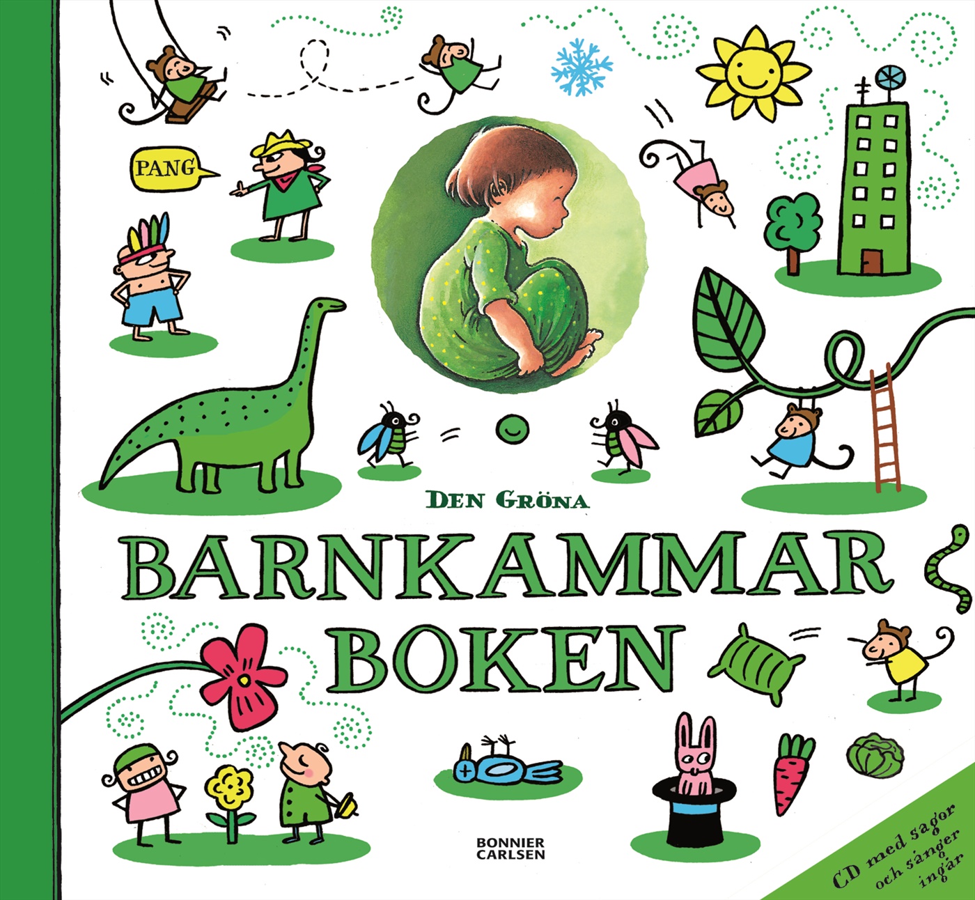 Omslag: Den gröna barnkammarboken