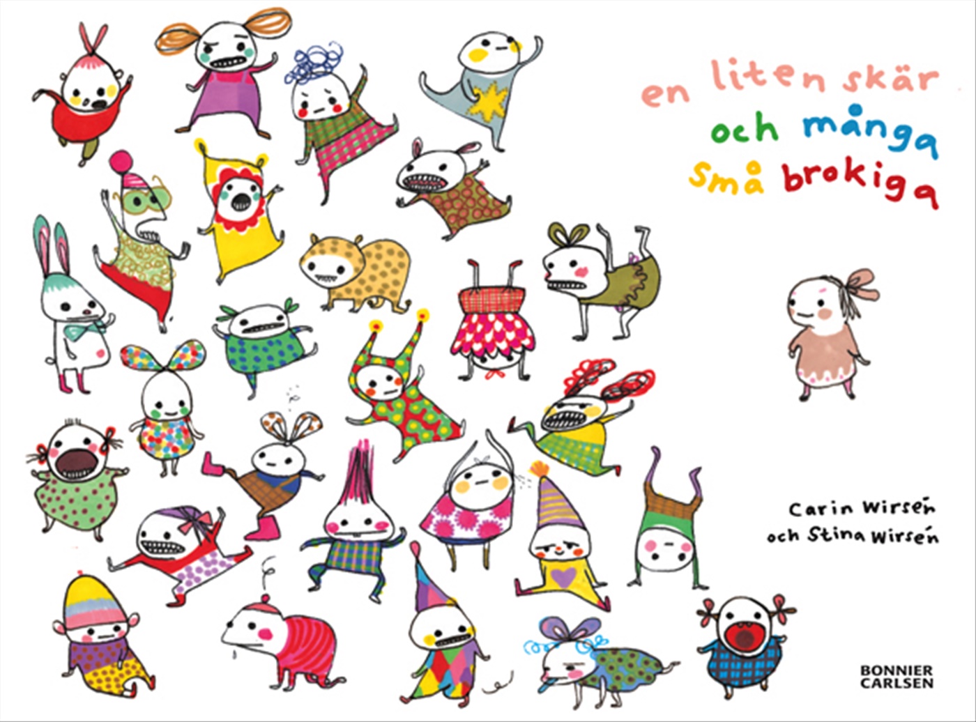 Omslag: En liten skär och många små brokiga