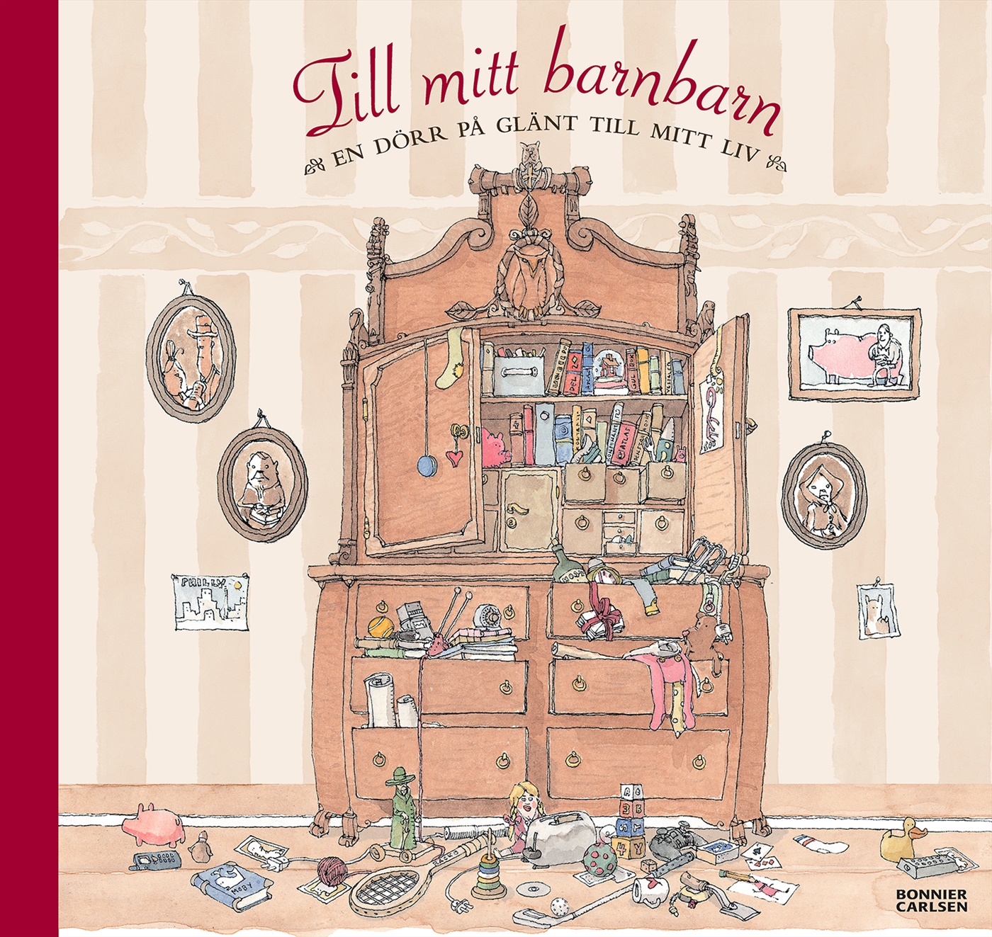 Omslag: Till mitt barnbarn : en dörr på glänt till mitt liv