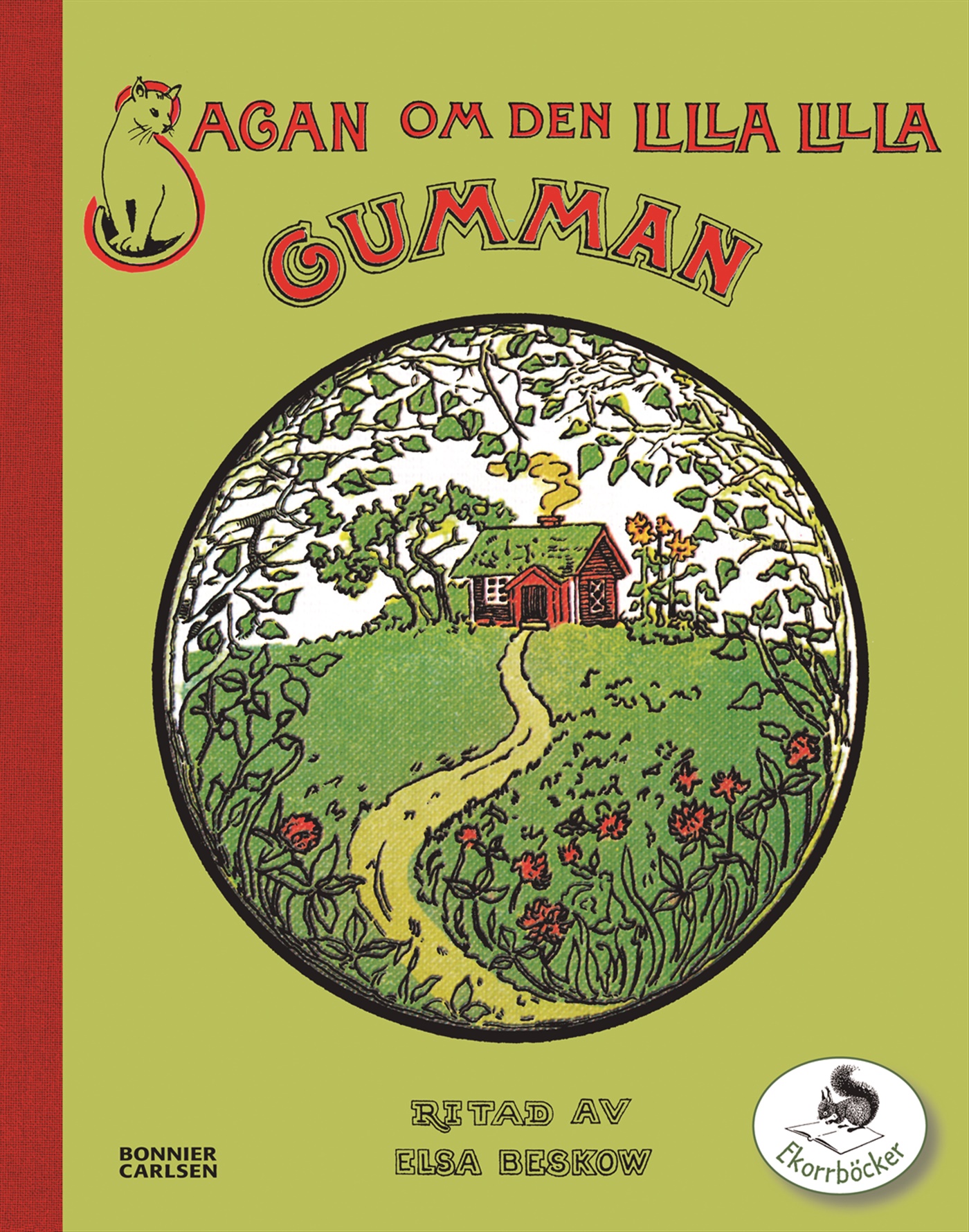 Omslag: Sagan om den lilla lilla gumman