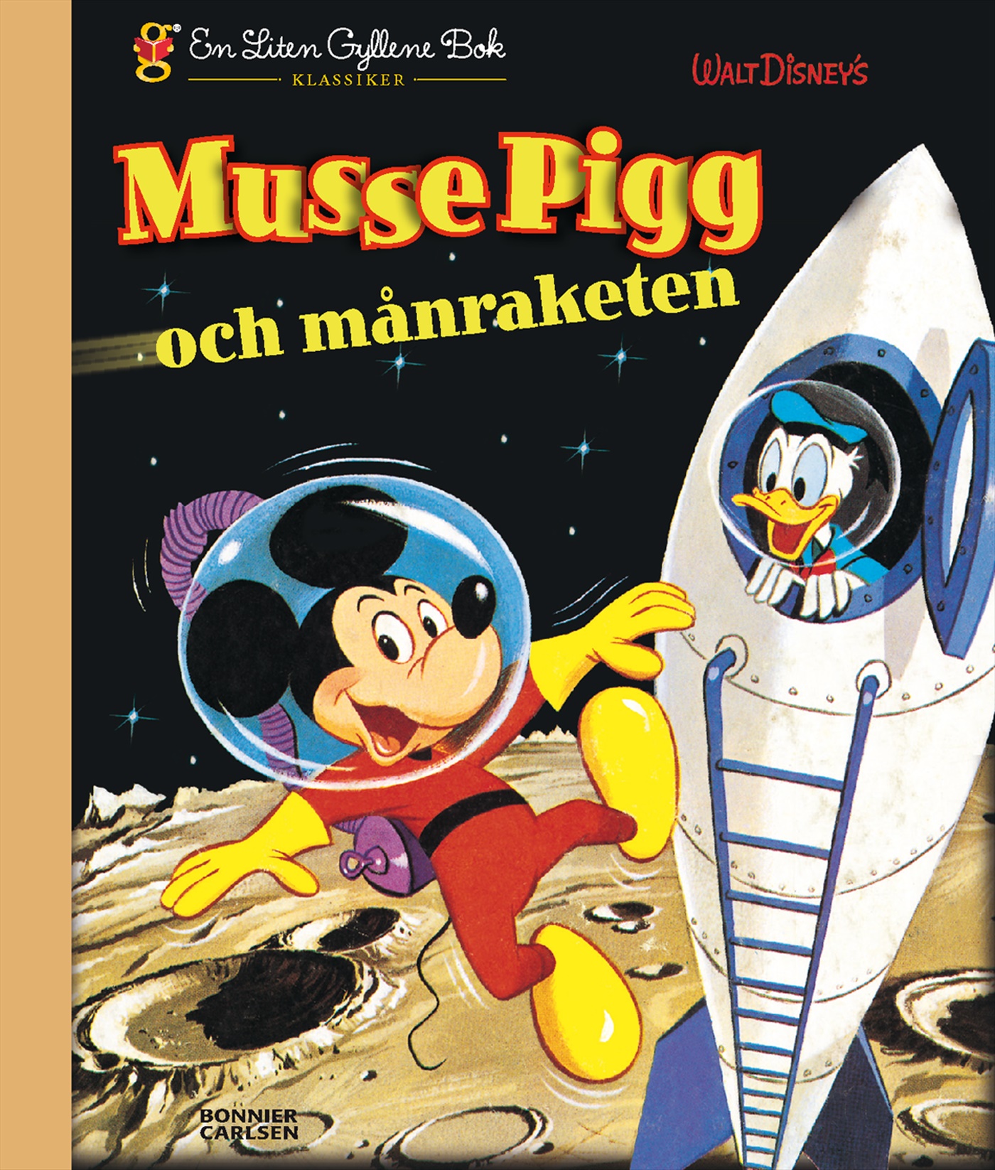 Omslag: Musse Pigg och månraketen