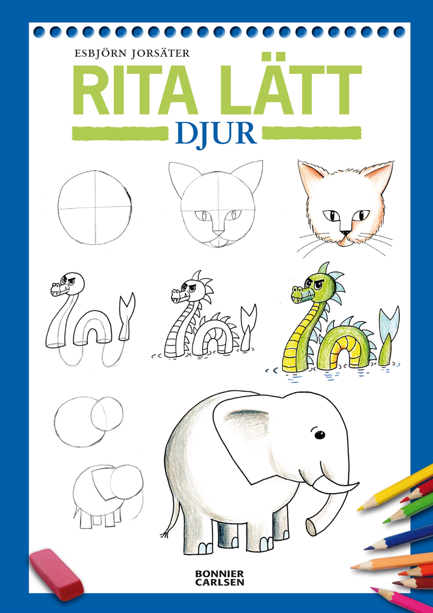 Omslag: Rita lätt : djur