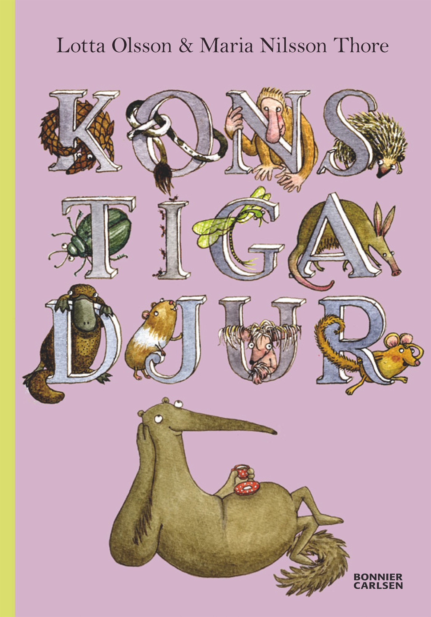 Omslag: Konstiga djur