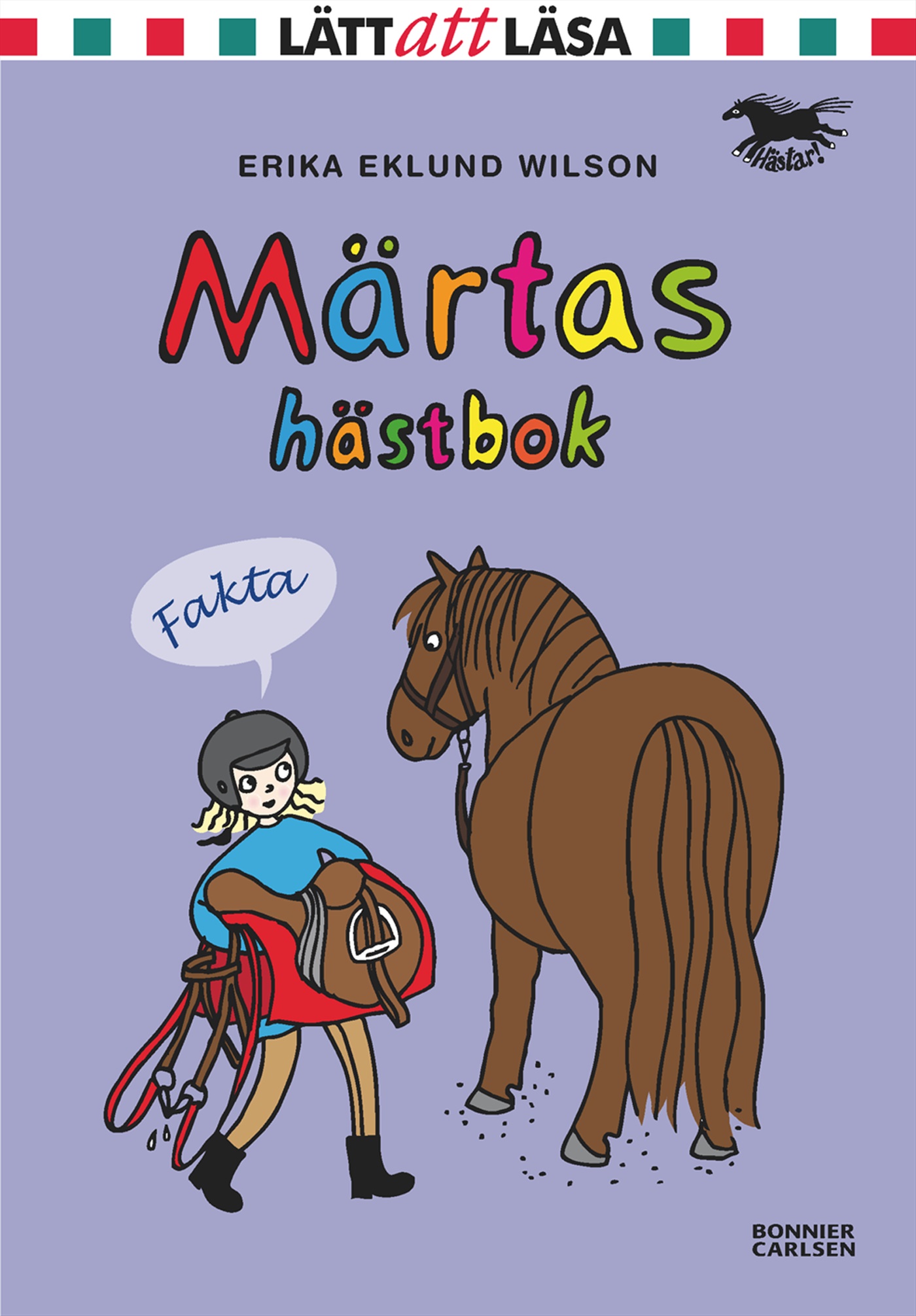 Omslag: Märtas hästbok