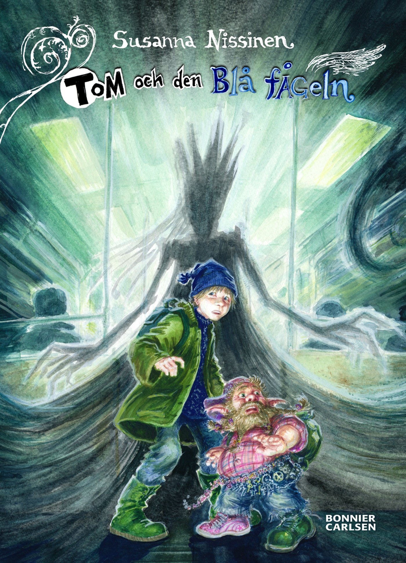 Omslag: Tom och den Blå fågeln
