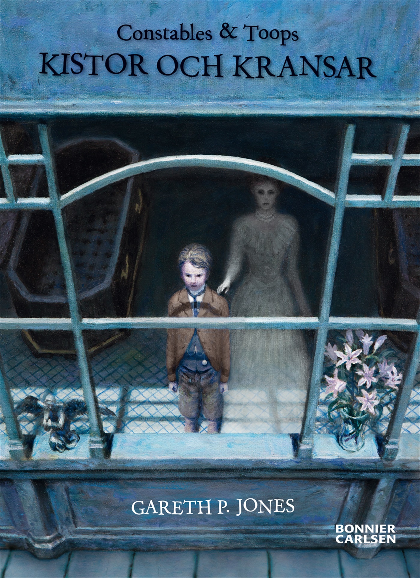 Omslag: Constables och Toops kistor och kransar