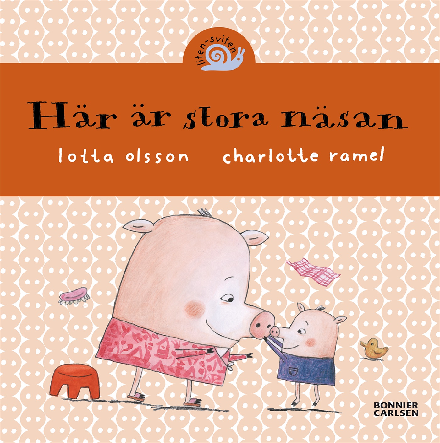 Omslag: Här är stora näsan