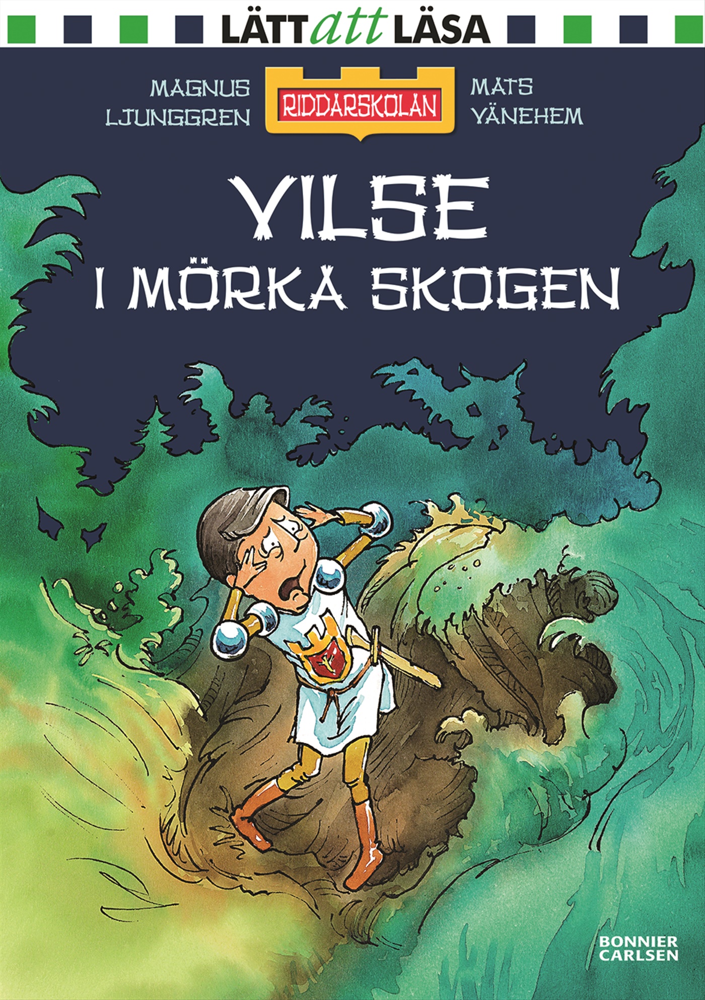 Omslag: Vilse i mörka skogen